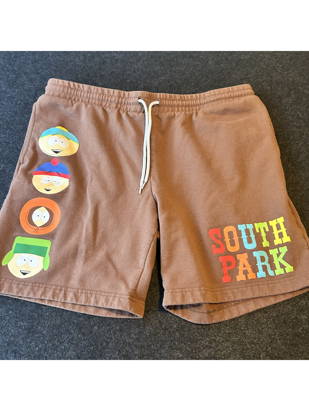 Official Comedy Partners Fleece Lounge Shorts Brown Men's Size XL Comedy Central